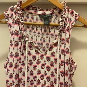 Pink Patterned Maxi Dress - Size S - Embrace Effortless Elegance!